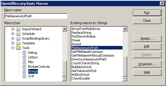 Access to string functions in the tools macro library